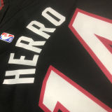 2023/24 Miami Heat HERRO #14 Black NBA Jerseys 热压