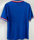 1971 France Home Blue Retro Soccer Jersey