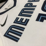 2023/24 Grizzlies MORANT #12 White NBA Jerseys