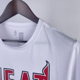 2023/24 Miami Heat BUTLER #22 White Training Short sleeve NBA