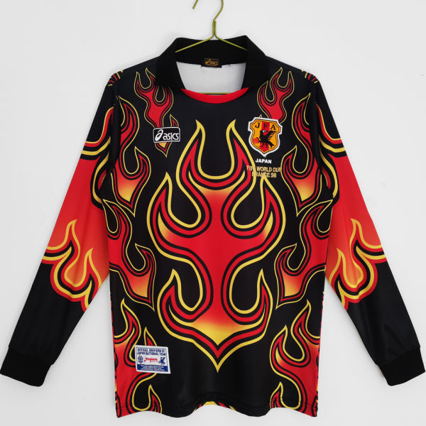 1998 Japan Goalkeeper Retro Long Sleeve Jersey