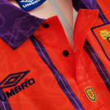 1994 Scotland Away Red Retro Soccer Jersey