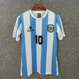 1986 Argentina Home Retro Soccer Jersey