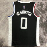 Clippers WESTBROOK #0 Black NBA Jerseys