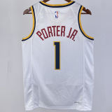 2023/24 Nuggets PORTER JR. #1 White NBA Jerseys