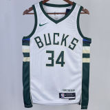 2023/24 Bucks ANTETOKOUNMPOL #34 White NBA Jerseys