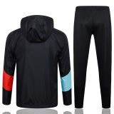2024 Man City Black Hoody Zipper Jacket Windbreaker