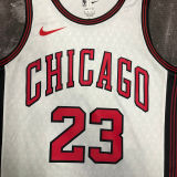 Bulls JORDAN #23 White City Edition NBA Jerseys