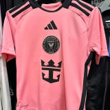 SERGIO #5 Inter Miami Home Pink Fans Soccer Jersey 2024/25