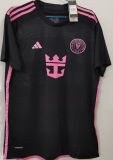 MESSI #10 Inter Miami 1:1 Quality Away Black Fans Jersey 2023/24 胸前新广告