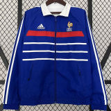 2024 France Blue White Reversible Windbreaker 双面