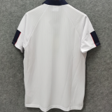 1998 England Home White Retro Soccer Jersey