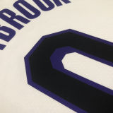 Lakers WETBROOK #0 White City Edition NBA Jerseys