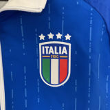 2024 Italy Blue White Reversible Windbreaker 双面