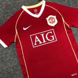 2006-2007 M Utd Home Retro Soccer Jersey