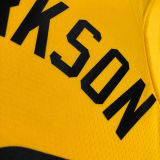 2023 Jazz CLARKSON #00 Yellow NBA Jerseys