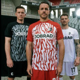 2023/24 Freiburg Home Red White Fans Soccer Jersey 弗赖堡