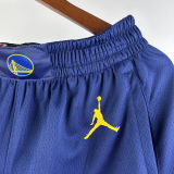 2023/24 Warriors Blue NBA Pants
