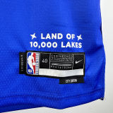 2023/24 Timberwolves ROSE # 25 Blue City Edition NBA Jerseys 热压