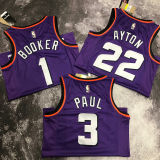 Suns PAUL #3 Purple Retro NBA Jerseys