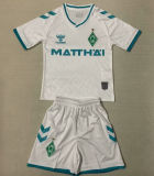 2023/24 Werder Bremen Away Kids Soccer Jersey