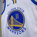 2023/24 Warriors THOMPSON #11 White NBA Jerseys