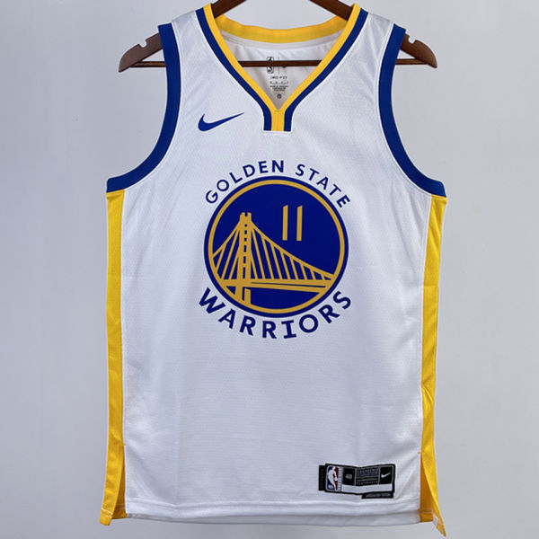 2023/24 Warriors THOMPSON #11 White NBA Jerseys