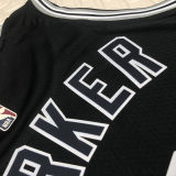 Spurs PARKER #9 Black Retro NBA Jerseys