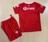 2023/24 Deportivo Toluca Home Red Kids Jersey 托卢卡