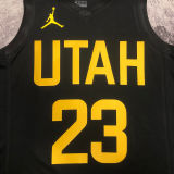 2023 Jazz MARKKANEN #23 Black NBA Jerseys