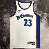 Wizards JORDAN #23 White Retro NBA Jerseys