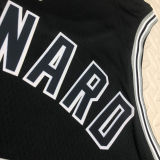 Spurs LEONARD #2 Black Retro NBA Jerseys