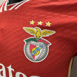 2023/24 Benfica Home Red Player Version Soccer Jersey