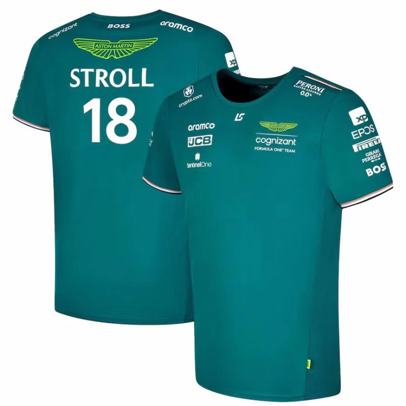 STROLL #18 Aston Martin F1 Green Team T-Shirt 2023