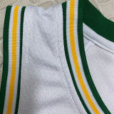 Rockets GREEN #4 White Retro NBA Jerseys