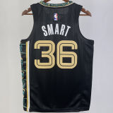 2023/24 Grizzlies SMART #36 Black NBA Jerseys Hot Pressed