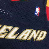 2008/09 Cleveland JAMES #23 Retro Dark Blue NBA Jerseys热压