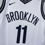 Nets IRVING #11 White Kids NBA Jersey 热压