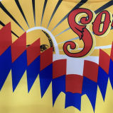 1995 Club America Home Yellow Retro Soccer Jersey