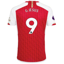 G.JESUS #9 ARS 1:1 Quality Home Fans Jersey 2023/24 (League Font)