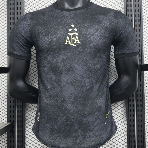 2024 Argentina Black Special Edition Player Version Jersey