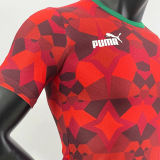 2023/24 Morocco Home Red Player Version Jersey