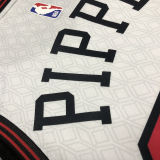 Bulls PIPPEN #33 White City Edition NBA Jerseys