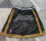 Lakers Black Four Bags NBA Pants