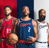 2024/25 Clippers LEONARD #2 Sapphire Blue NBA Jerseys