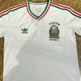 1985 Mexico White Retro Style Jersey