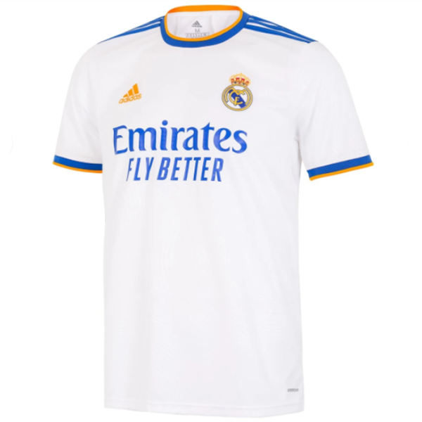 2021/22 RM Home 1:1 Quality White Fans Soccer Jersey