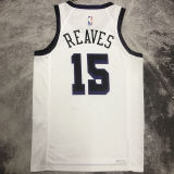 2023/24 Lakers REAVES #15 White City Edition NBA Jerseys 热压