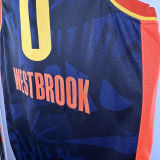 2023/24 KC Thunder WESTBROOK #0 Black City Edition NBA Jerseys