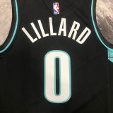 2023 Trail Blazerst LILLARD #0 Black City Edition NBA Jerseys